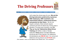 Desktop Screenshot of drivingprofessors.com